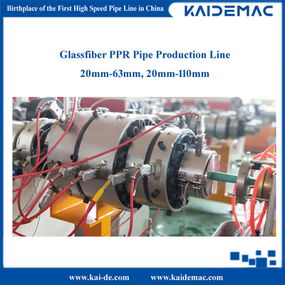 Macchina per la fabbricazione di tubi PPR rinforzata con fibre di vetro/linea di produzione di tubi PPR/estruttore di tubi 30 m/min
