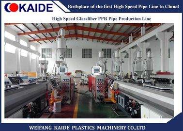 Lo SGS ad alta velocità dell'espulsore del tubo della linea di produzione del tubo della fibra di vetro PPR/PPR ha approvato