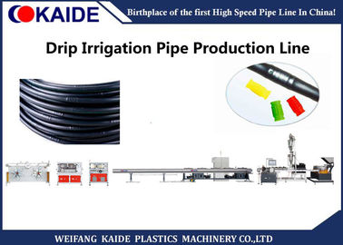 Linea di produzione ad alta velocità del tubo dell'irrigazione a goccia del PE/macchina cilindrica dell'estrusione di Dripline