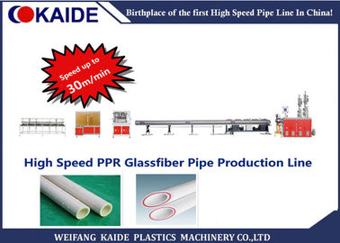 Linea di produzione del tubo del doppio filo PPR velocità 40m/Min For Pipe Size 20-32mm