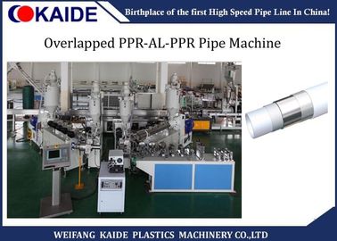 Ppr Al Ppr Pipe Production Line 20mm-63mm, tubo di saldatura sovrapposto di AL PPR di PPR che fa macchina