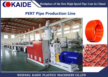 Linea di produzione del tubo dell'HDPE del riscaldamento macchina dell'estrusione del polietilene di velocità 35m/min
