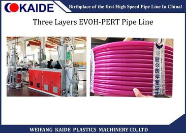 Linea di produzione di plastica composita del tubo della barriera dell'ossigeno cinque strati del tubo di PERT che fa macchina