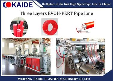 Macchina di plastica professionale dell'estrusione del tubo per 3 strati tubo PERT/di EVOH