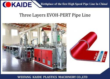 3 strati del tubo della linea di produzione composita macchina dell'estrusione di tubi di EVOH-PERT