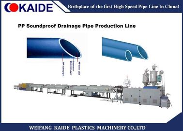 Linea di produzione eccellente del tubo di drenaggio di silenzio dei pp