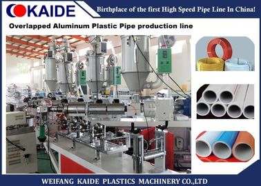 Linea di produzione composita di plastica di alluminio del tubo con la saldatura ultrasonica di sovrapposizione