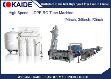 Tubo di plastica del LDPE che fa la macchina a 3/8 pollici a 1/4 pollici a macchina dell'estrusione di tubi del depuratore di acqua